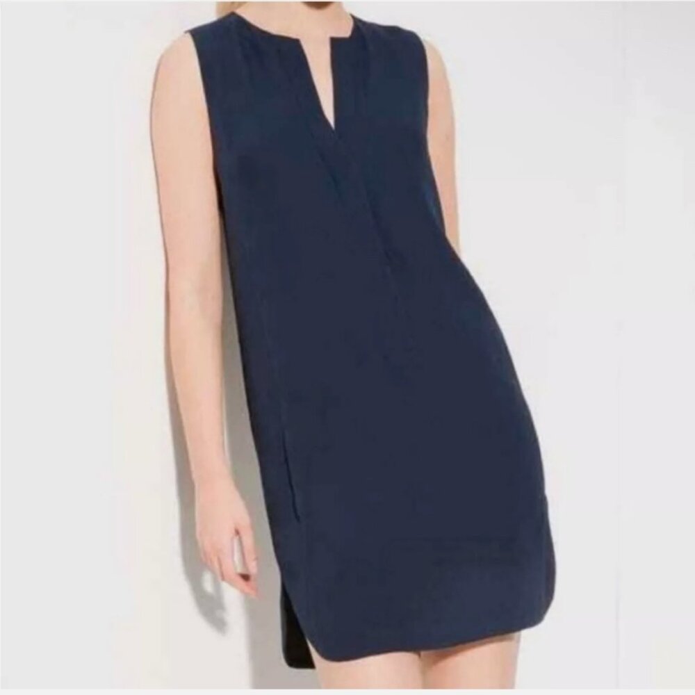Vince Silk Blue Dress